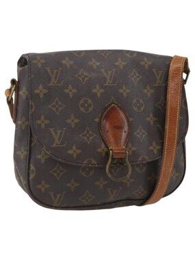 Authentic LOUIS VUITTON Monogram Saint Cloud GM Shoulder Bag M51242 LV